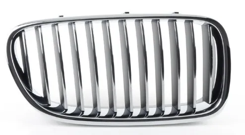 Bmw 5 Serisi F10 (10>) Ön Panjur Komple Krom Siyah Sol